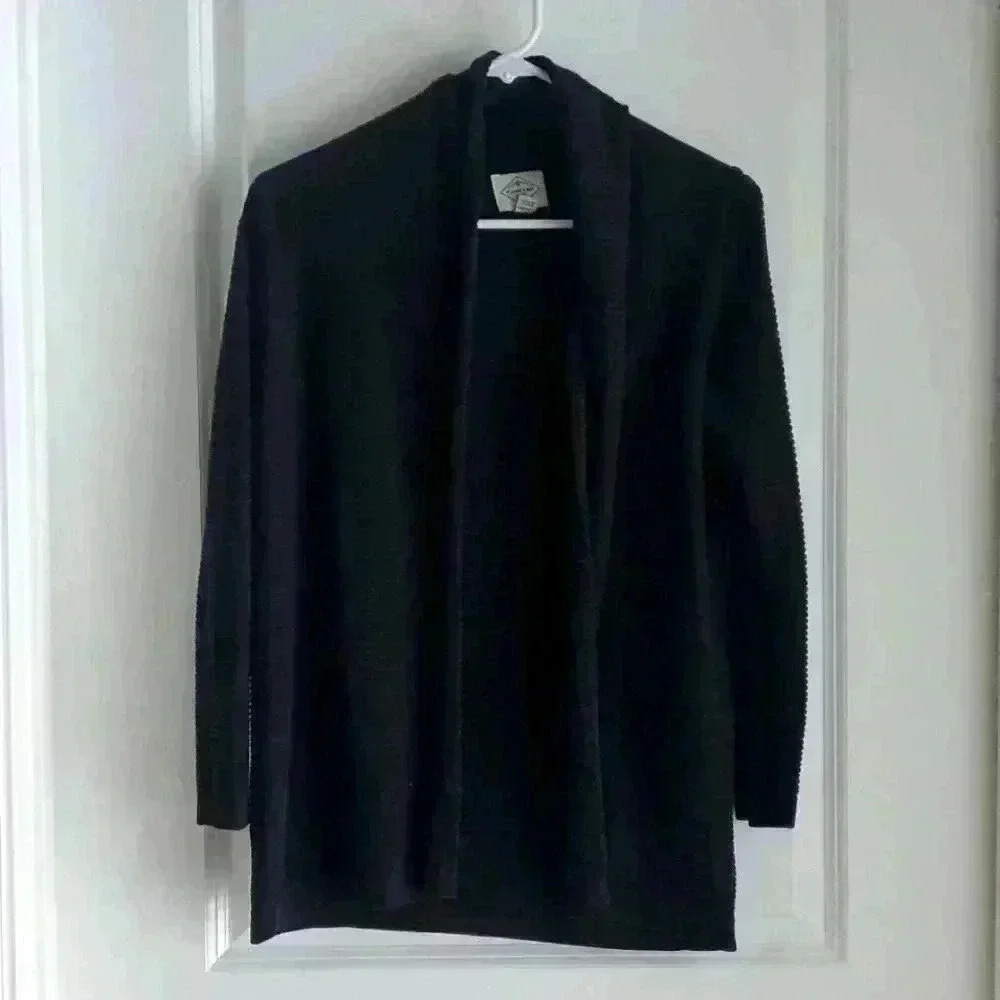 Women's Black Sweater by St. John's Bay. Sz petite med.